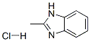2-メチル-1H-ベンゾイミダゾール・塩酸塩 化学構造式