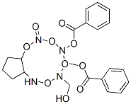2H-Cyclopentoxazol-2-one, 4,5-bis(benzoyloxy)hexahydro-6-(hydroxymethyl)-, 3aS-(3a.alpha.,4.alpha.,5.beta.,6.alpha.,6a.alpha.)- Structure