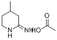 2-IMINO-4-METHYLPIPERIDINE ACETATE Structure