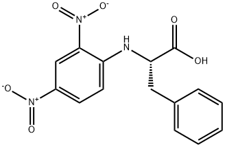 N-2,4-二硝基苯-L-苯丙氨酸,1655-54-5,结构式