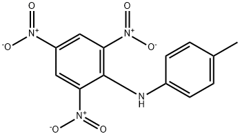 N-(p-トリル)-2,4,6-トリニトロアニリン 化学構造式