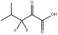 Pentanoic  acid,  3,3-difluoro-4-methyl-2-oxo- Struktur