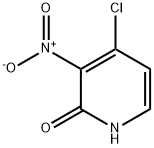 4-クロロ-2-ヒドロキシ-3-ニトロピリジン 化学構造式