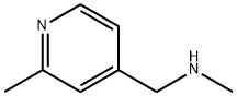 N-甲基-1-(2-甲基吡啶-4-基)甲胺, 165558-79-2, 结构式