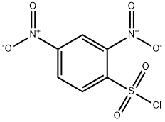 2,4-ジニトロベンゼンスルホン酸クロリド 化学構造式