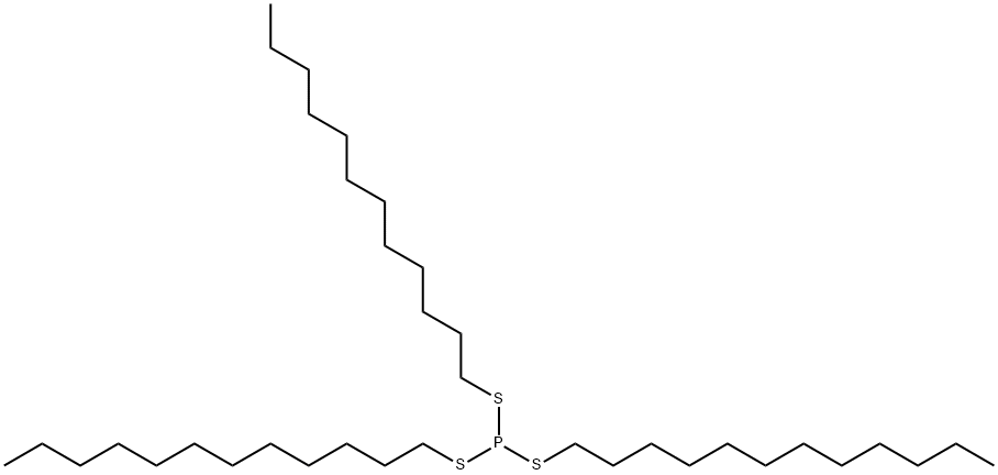 三硫代亚磷酸三(十二烷基)脂,1656-63-9,结构式