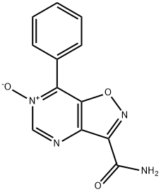 3-Carbamido-7-phenylisoxazolo(4,5-d)pyrimidine 6-N-oxide,165611-04-1,结构式