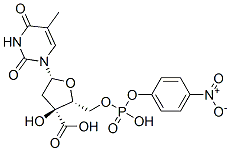 4-nitrophenyl 3'-thymidylate 结构式