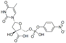 4-nitrophenyl 3'-thymidylate Structure
