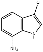 3-CHLORO-1H-INDOL-7-AMINE Structure