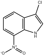 3-CHLORO-7-NITRO-1H-INDOLE Struktur