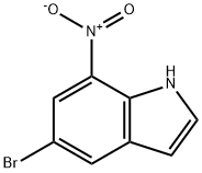 5-BROMO-7-NITROINDOLE Struktur