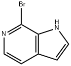 7-溴-1H-吡咯[2,3-C]吡啶 结构式