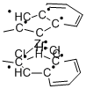 ビス(2-メチルインデニル)ジルコニウムジクロリド 化学構造式