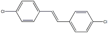 反-4,4'-二氯芪 结构式