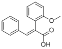 2-(2-甲氧基苯基)-3-苯丙烯酸 结构式