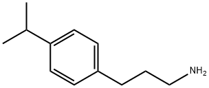 3-(4-イソプロピルフェニル)プロパン-1-アミン 化学構造式