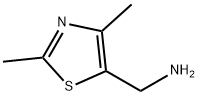 1-(2,4-ジメチル-1,3-チアゾール-5-イル)メタンアミン 化学構造式