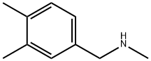 1-(3,4-ジメチルフェニル)-N-メチルメタンアミン 化学構造式