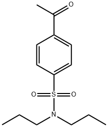 4-DIPROPYLSULFAMYLACETOPHENONE Struktur