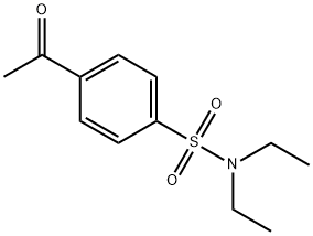 4-ACETYL-N,N-DIETHYL-BENZENESULFONAMIDE Structure