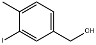 3-ヨード-4-メチルベンジルアルコール 化学構造式