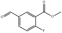 2-氟-5-甲酰基苯甲酸 甲酯,165803-94-1,结构式