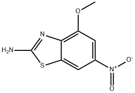 4-METHOXY-6-NITRO-BENZOTHIAZOL-2-YLAMINE Structure