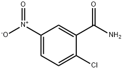 2-クロロ-5-ニトロベンズアミド 化学構造式