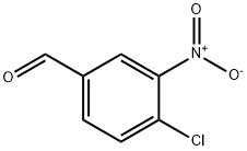 4-氯-3-硝基苯甲醛, 16588-34-4, 结构式