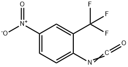 4-硝基-2-(三氟甲基)异氰酸苯酯, 16588-73-1, 结构式