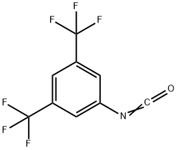 3,5-ジ(トリフルオロメチル)フェニルイソシアナート 化学構造式