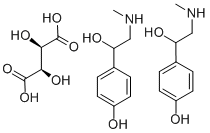 酒石酸 シネフリン 化学構造式