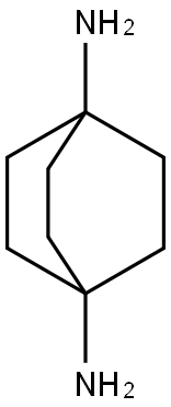 ビシクロ[2.2.2]オクタン-1,4-ジアミン 化学構造式