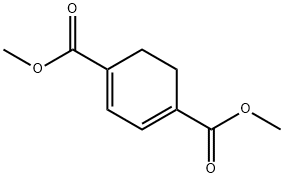 1,3-シクロヘキサジエン-1,4-ジカルボン酸ジメチル 化学構造式