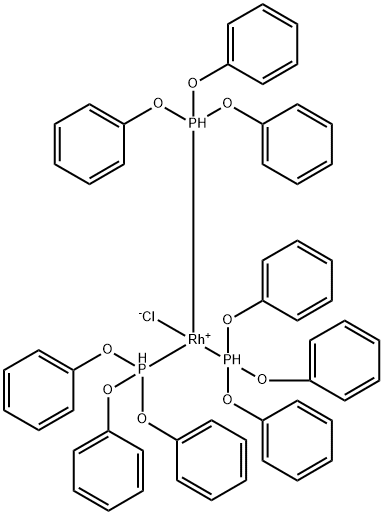 三(三苯基膦)氯化铑(I) 结构式