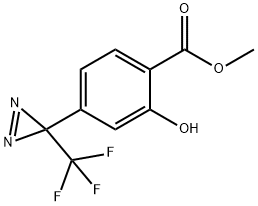 2-HYDROXY-4-[3-(TRIFLUOROMETHYL)-3H-DIAZIRIN-3-YL]BENZOIC ACID, METHYL ESTER, 165963-72-4, 结构式