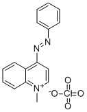 1-METHYL-4-(PHENYLAZO)-QUINOLINIUM PERCHLORATE Struktur