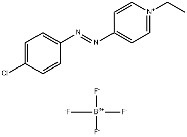 4-((p-Chlorophenyl)azo)-1-ethyl-pyridiniumtetrafluoroborate Structure
