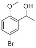 BENZENEMETHANOL, 5-BROMO-2-METHOXY-A-METHYL- Structure