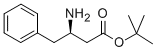 (3R)-3-アミノ-4-フェニルブタン酸TERT-ブチル 化学構造式