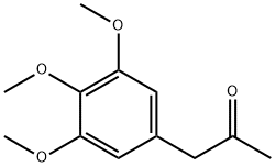 3,4,5-三甲氧基苯基丙酮 结构式