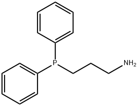 3-(ジフェニルホスフィノ)-1-プロピルアミン 化学構造式