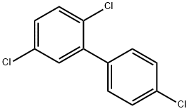 2,4',5-トリクロロ-1,1'-ビフェニル 化学構造式