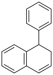1,2-dihydro-1-phenylnaphthalene  Structure