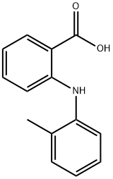 2-(2-メチルフェニルアミノ)安息香酸 化学構造式