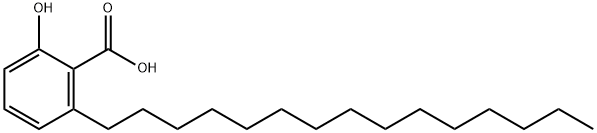 6-pentadecylsalicylic acid Struktur