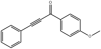 β-フェニル-4′-メトキシプロピオロフェノン 化学構造式