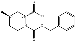4-METHYL-PIPERIDINE-1,2-DICARBOXYLIC ACID 1-BENZYL ESTER 结构式