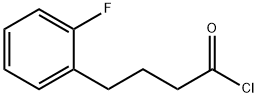 Benzenebutanoyl chloride, 2-fluoro- Structure